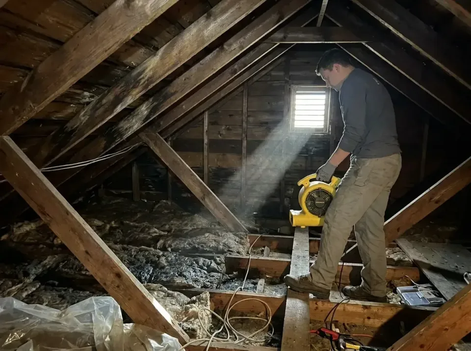 attic-water-damage-drying-proc-007 — frequently asked questions, Emergency Water Extraction & 24/7 Flood Response in Adelphi…